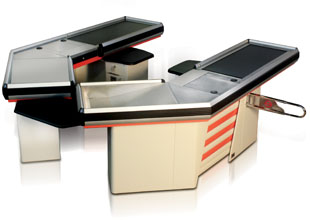 Twin Check-out Counter V-series